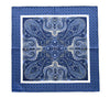 Foulard bandana bleu femme